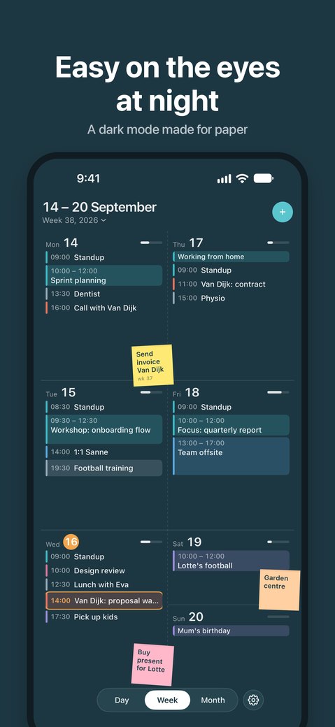 The week in dark mode